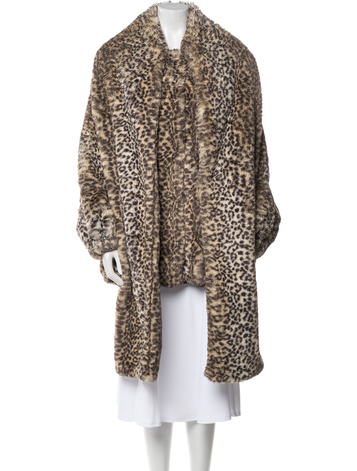 T by Alexander Wang Animal Print Faux Fur Jacket w/ Tags
