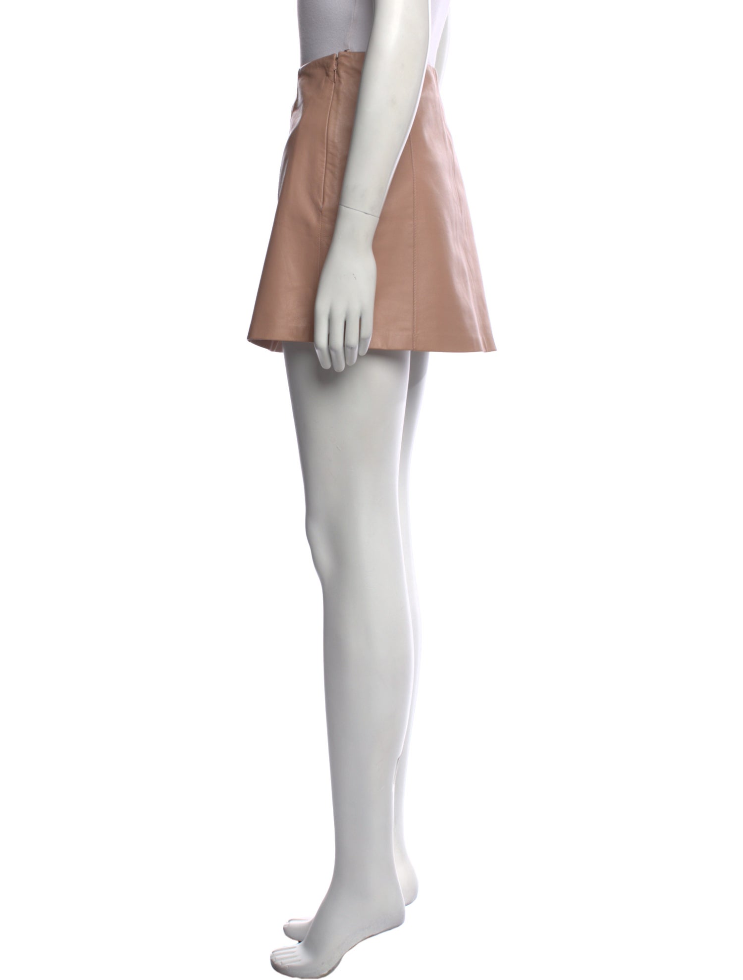 T by Alexander Wang Leather Mini Skirt