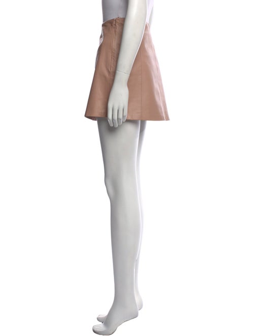 T by Alexander Wang Leather Mini Skirt