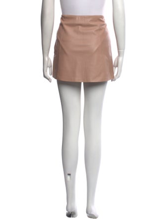 T by Alexander Wang Leather Mini Skirt