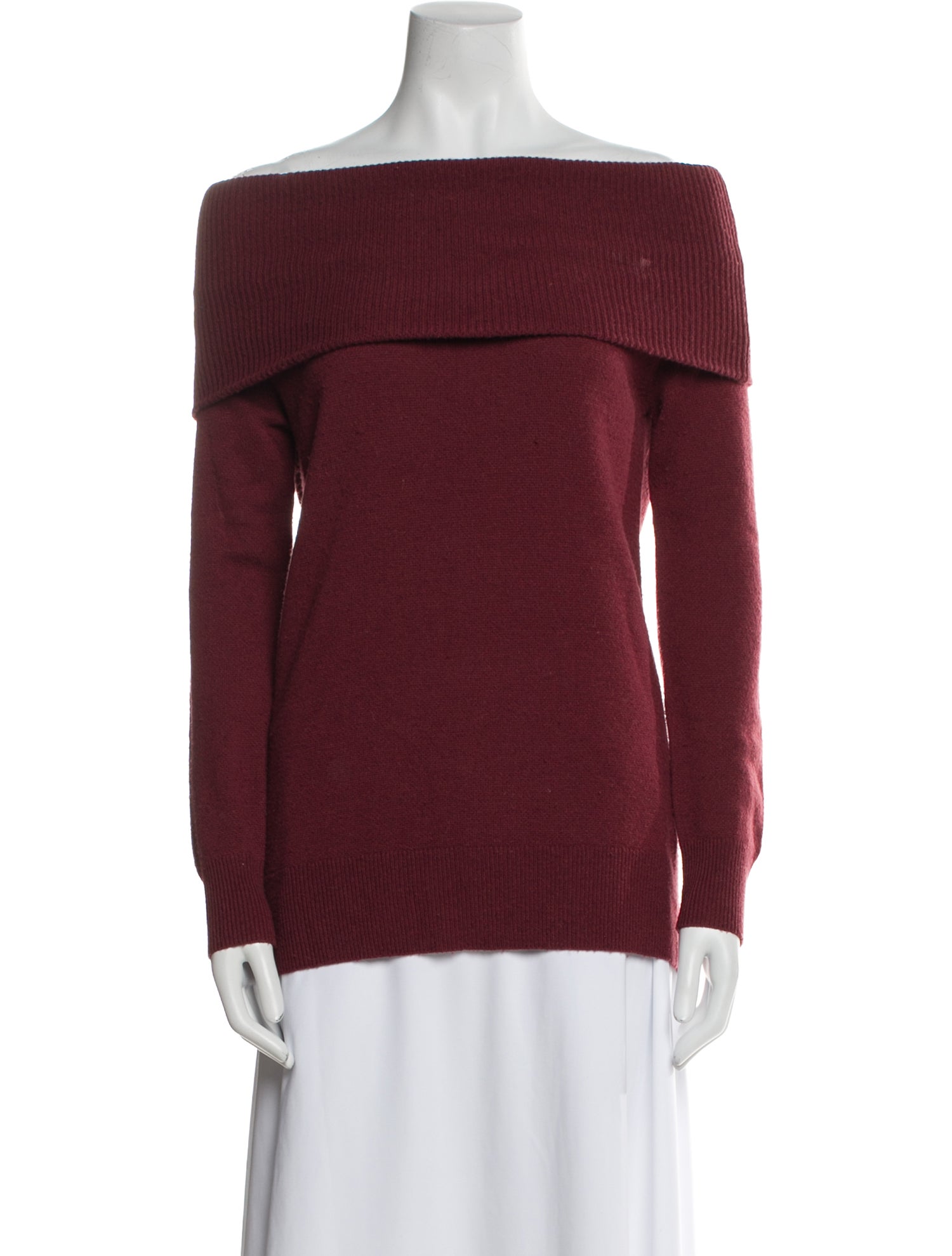 T by Alexander Wang Wool Off-The-Shoulder Sweater