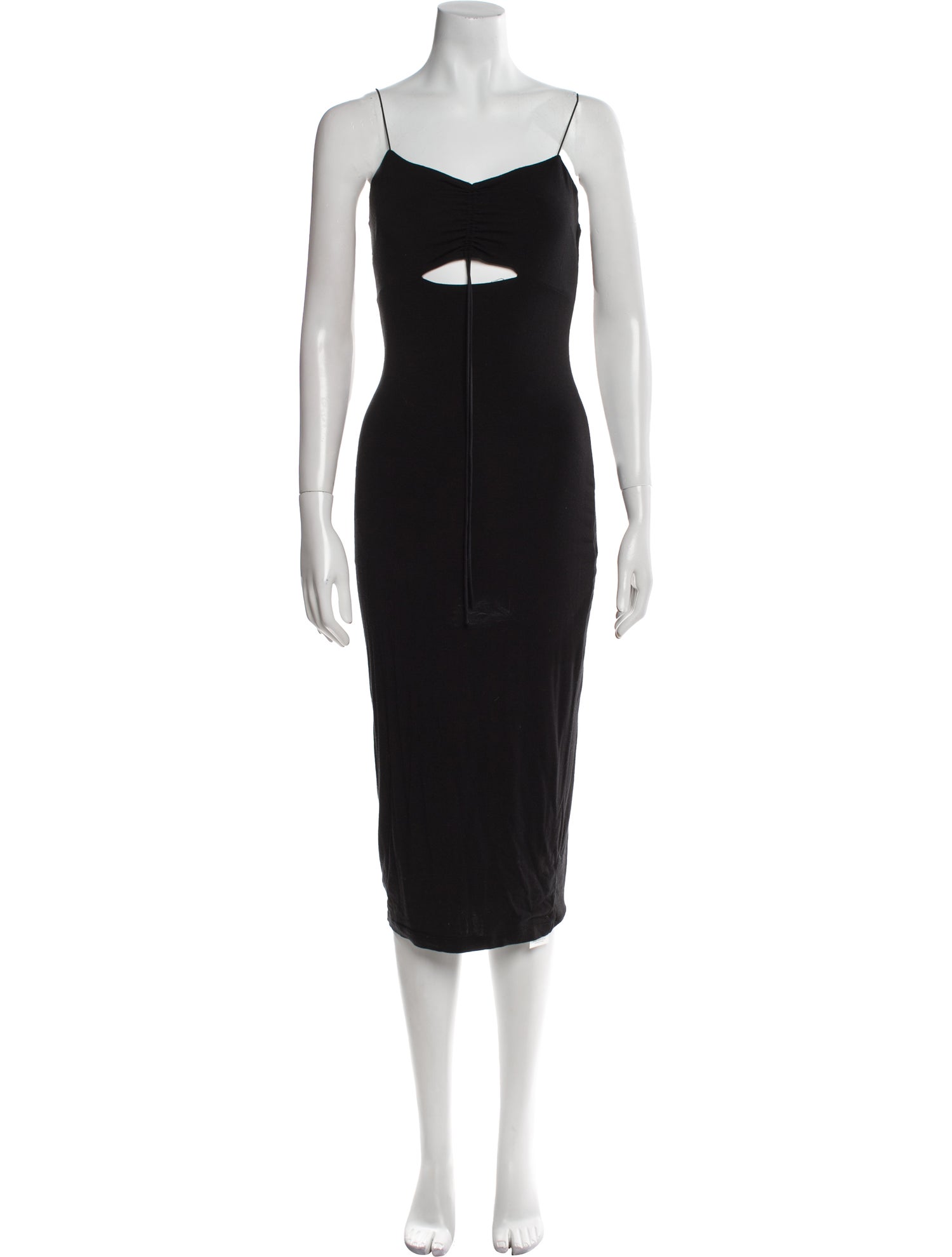 T by Alexander Wang Square Neckline Knee-Length Dress