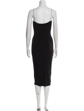 T by Alexander Wang Square Neckline Knee-Length Dress