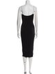 T by Alexander Wang Square Neckline Knee-Length Dress