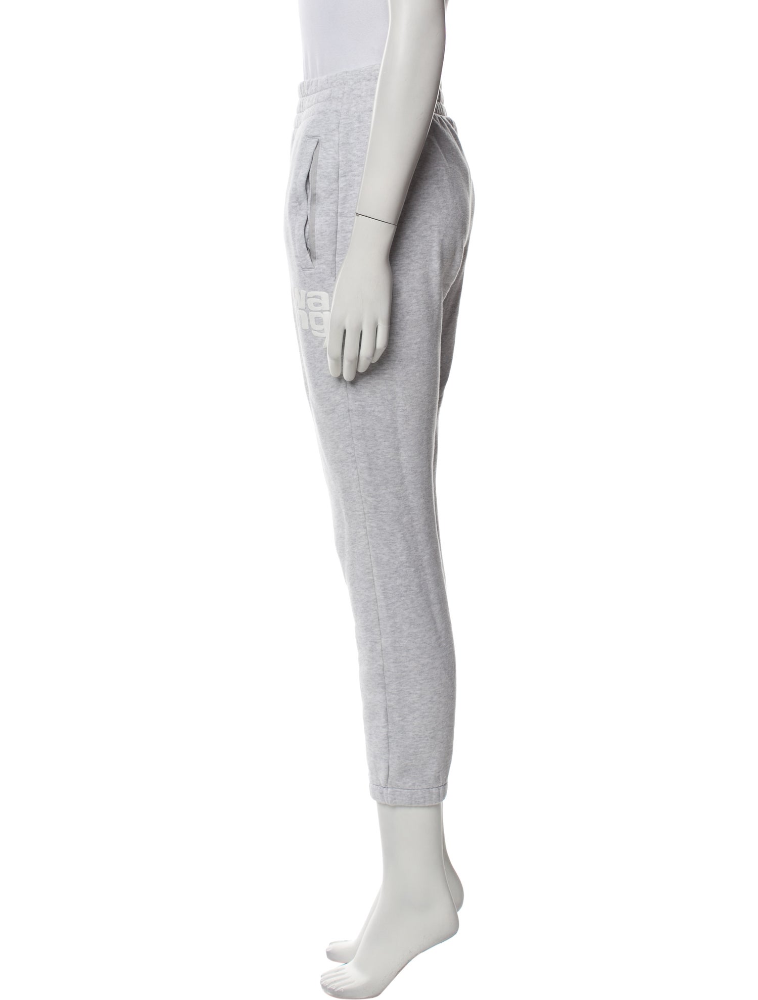 T by Alexander Wang Embroidered Accent Sweatpants