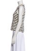 T by Alexander Wang Striped Crew Neck Top