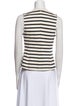 T by Alexander Wang Striped Crew Neck Top
