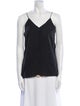 T by Alexander Wang Silk V-Neck Top