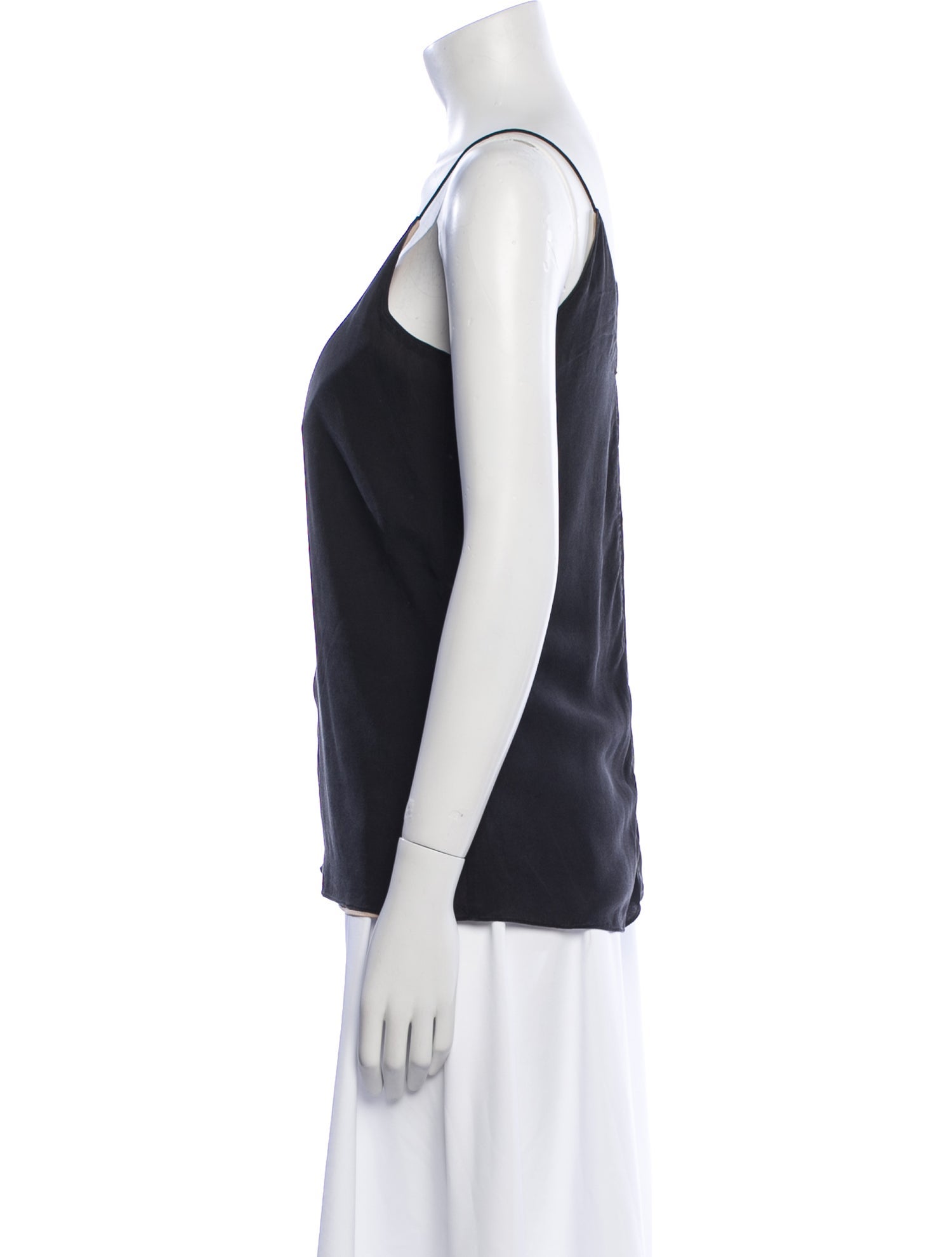 T by Alexander Wang Silk V-Neck Top