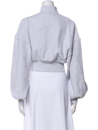 T by Alexander Wang Turtleneck Long Sleeve Crop Top