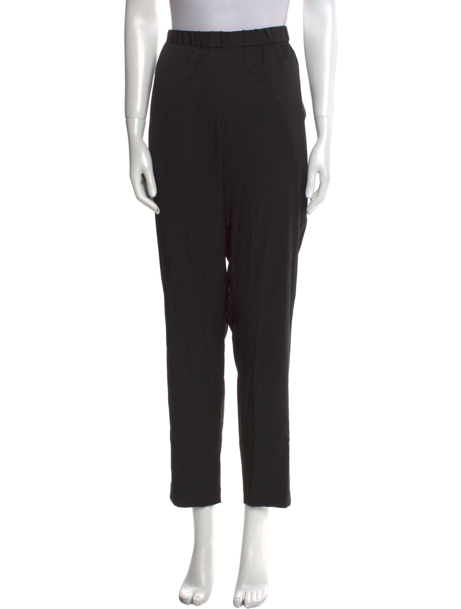 T by Alexander Wang Silk Straight Leg Pants