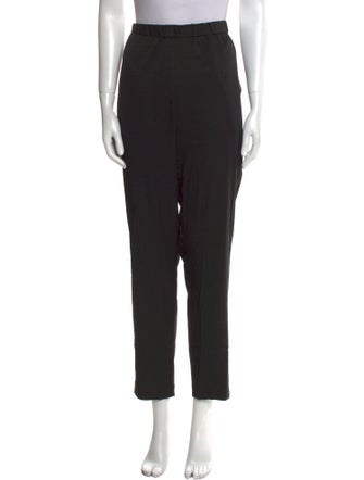 T by Alexander Wang Silk Straight Leg Pants
