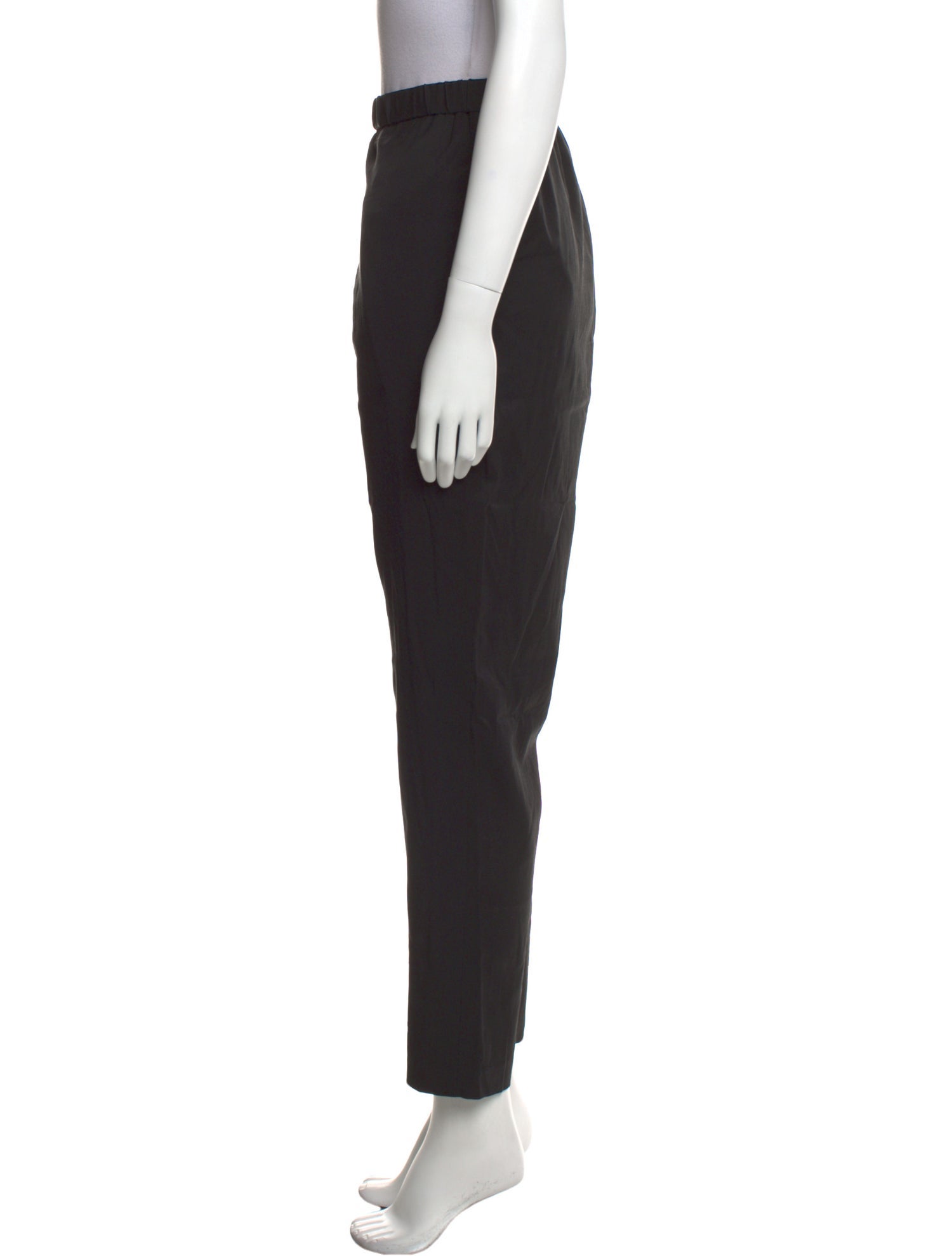 T by Alexander Wang Silk Straight Leg Pants