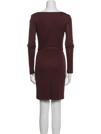 T by Alexander Wang Bateau Neckline Mini Dress