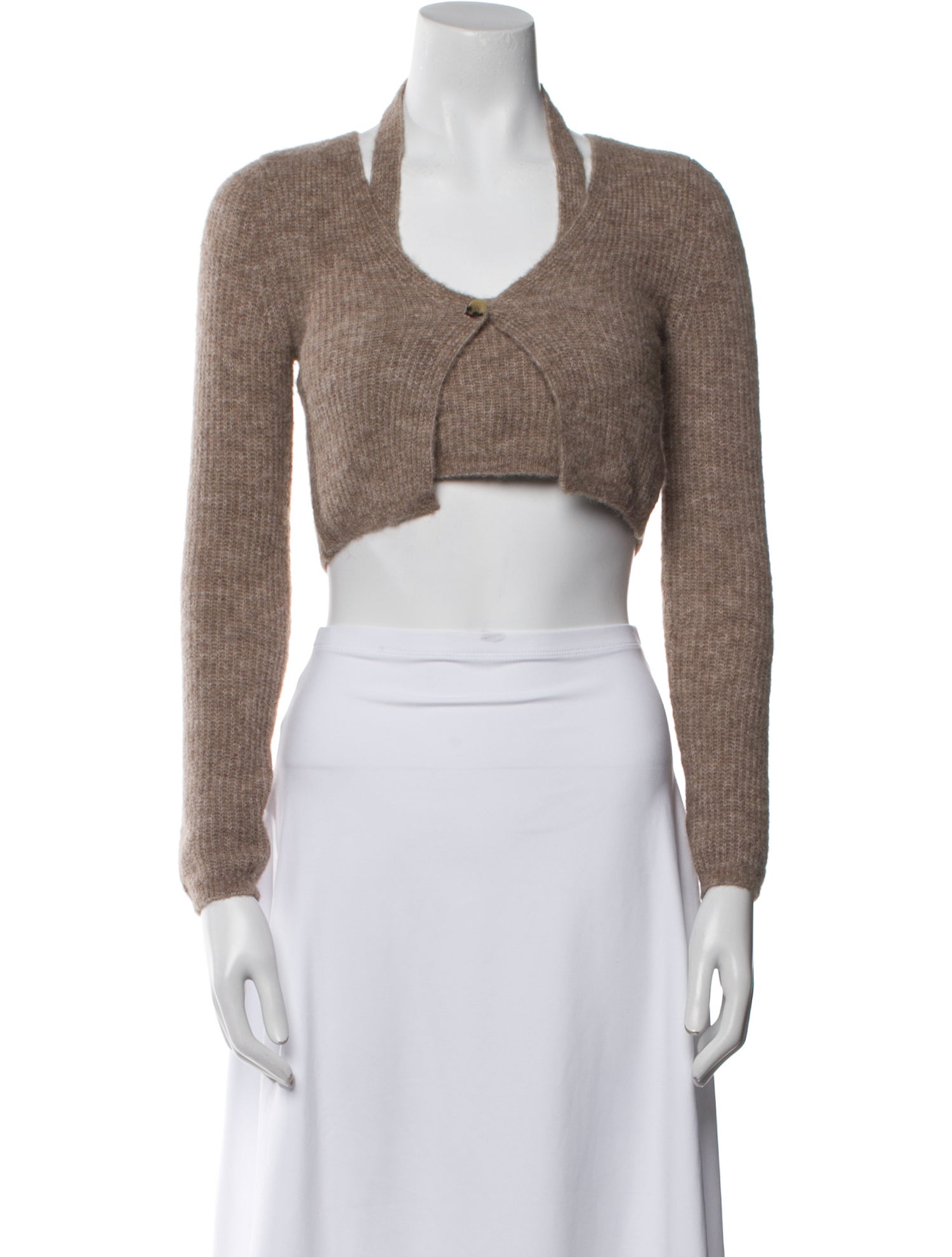 T by Alexander Wang Alpaca V-Neck Sweater