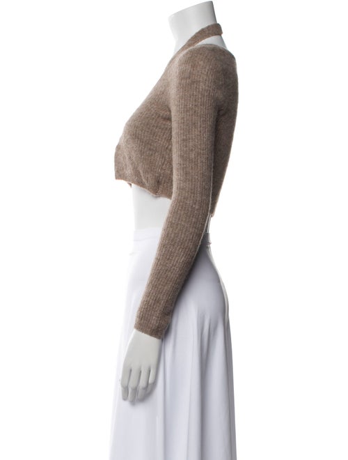 T by Alexander Wang Alpaca V-Neck Sweater