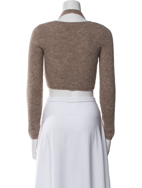 T by Alexander Wang Alpaca V-Neck Sweater