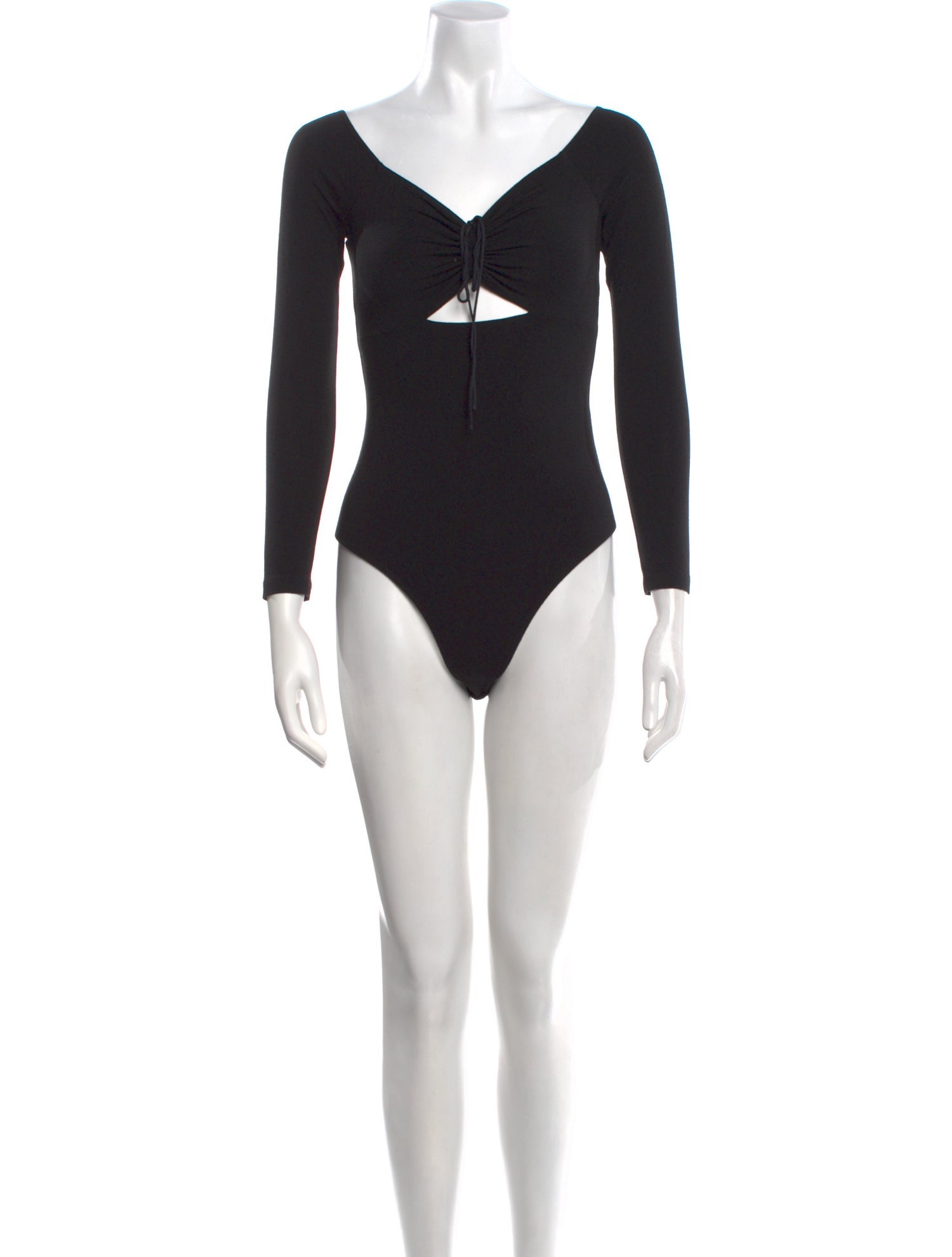 T by Alexander Wang V-Neck Long Sleeve Bodysuit