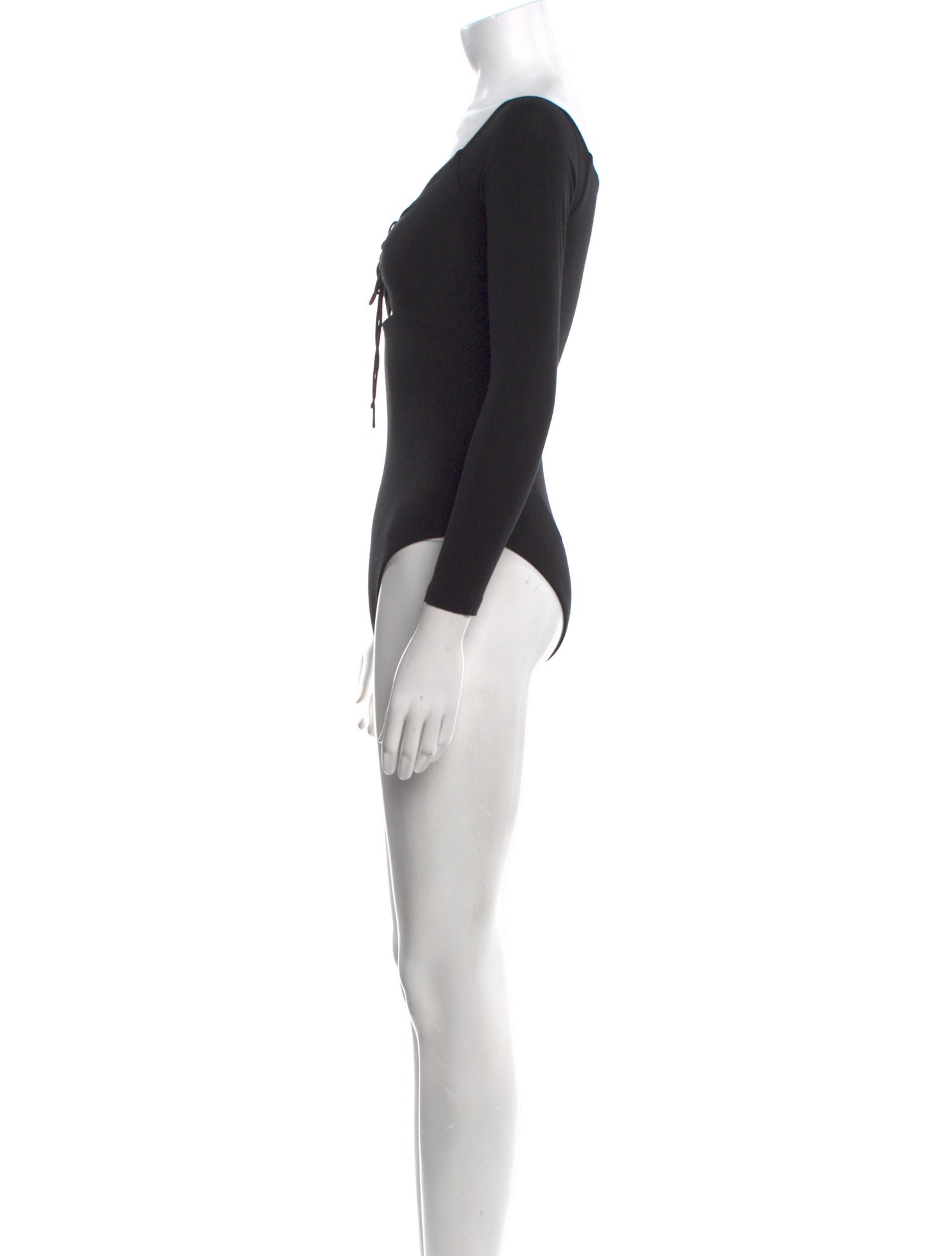 T by Alexander Wang V-Neck Long Sleeve Bodysuit