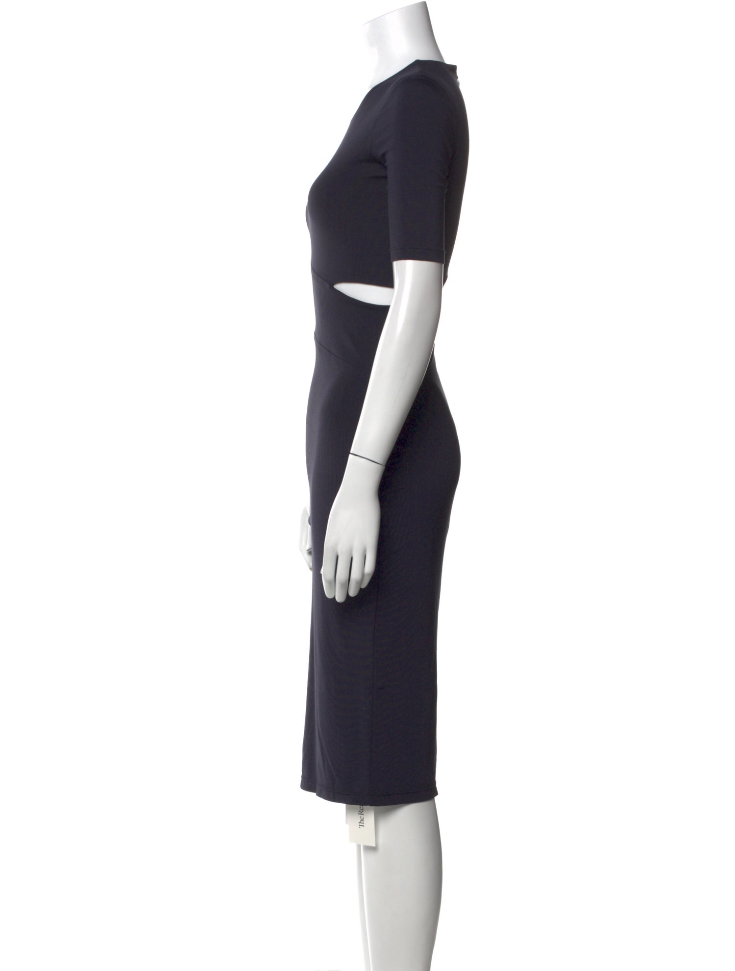 T by Alexander Wang Crew Neck Knee-Length Dress