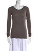 T by Alexander Wang Scoop Neck Sweater