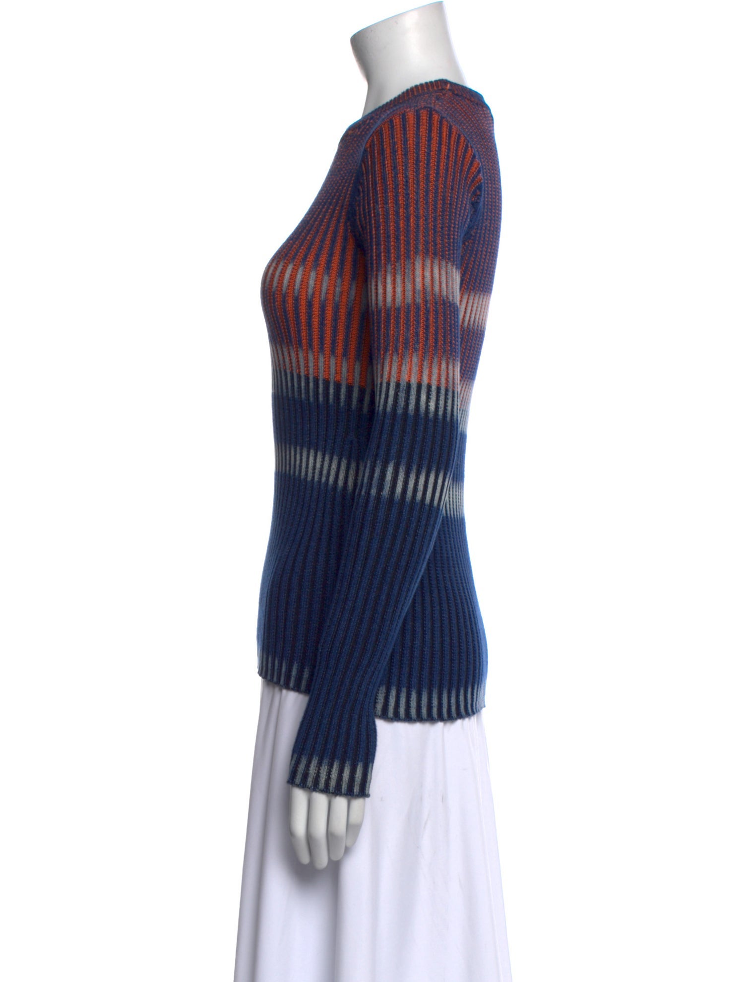 T by Alexander Wang Striped Crew Neck Sweater