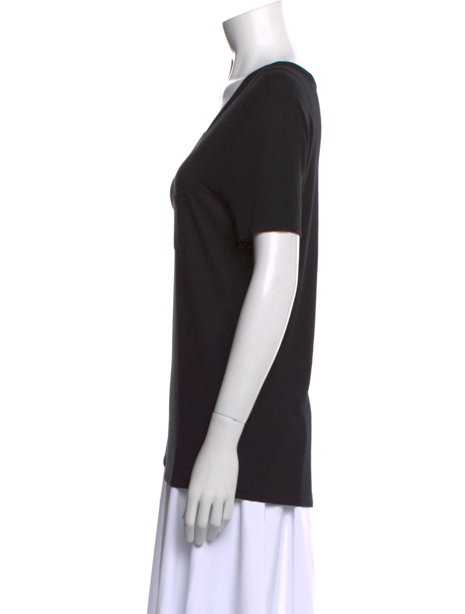 T by Alexander Wang V-Neck Short Sleeve T-Shirt