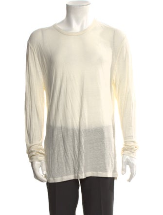 T by Alexander Wang Scoop Neck Long Sleeve T-Shirt