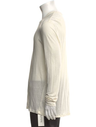 T by Alexander Wang Scoop Neck Long Sleeve T-Shirt