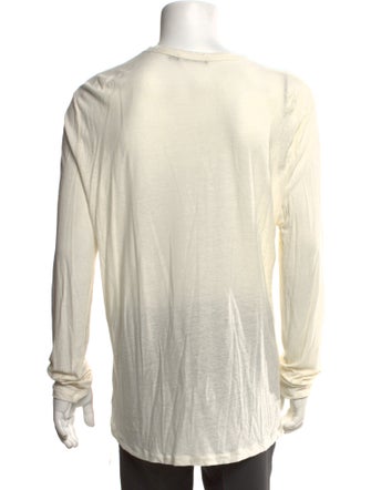 T by Alexander Wang Scoop Neck Long Sleeve T-Shirt