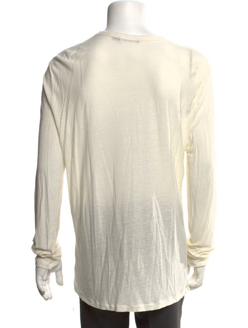 T by Alexander Wang Scoop Neck Long Sleeve T-Shirt