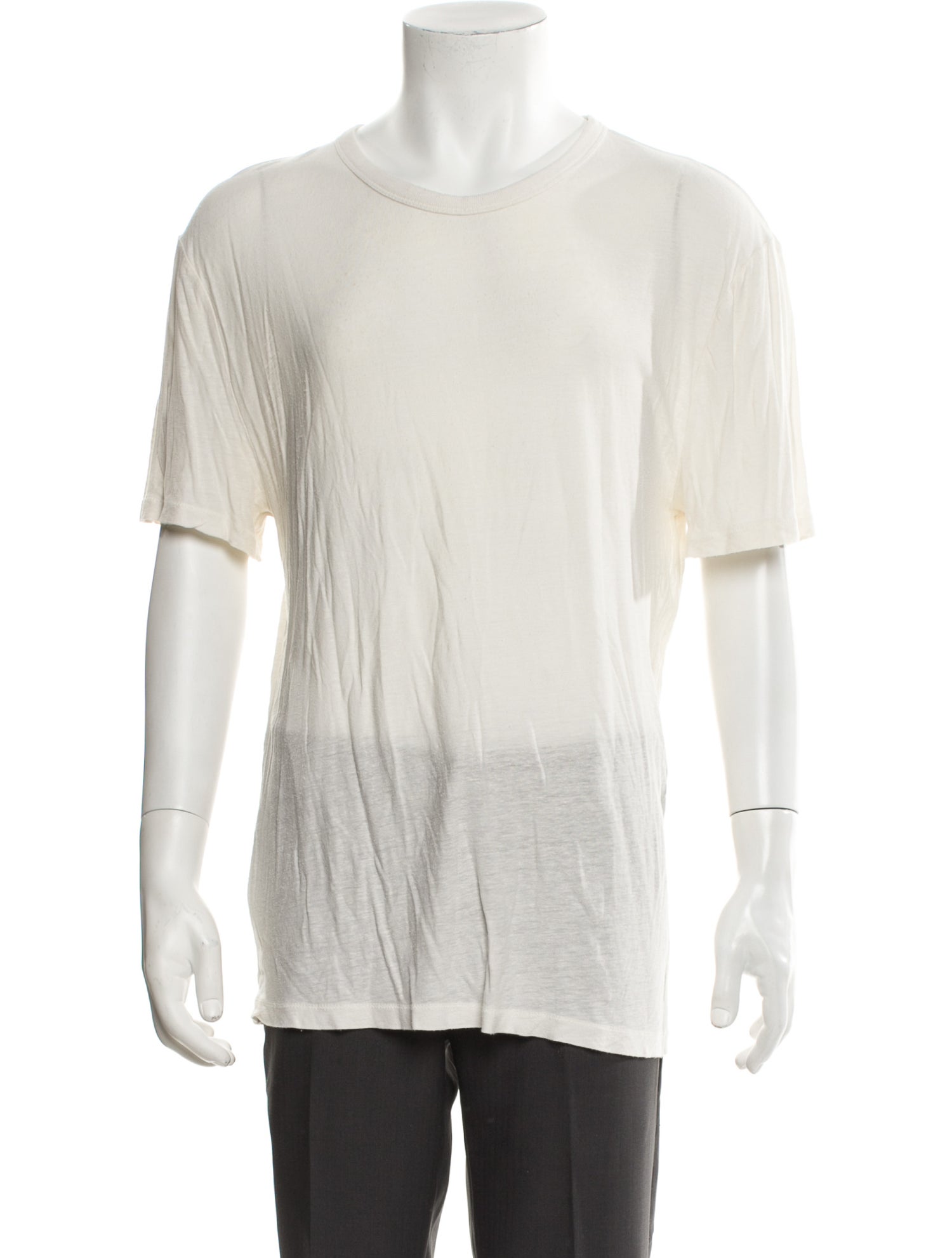 T by Alexander Wang Scoop Neck Short Sleeve T-Shirt