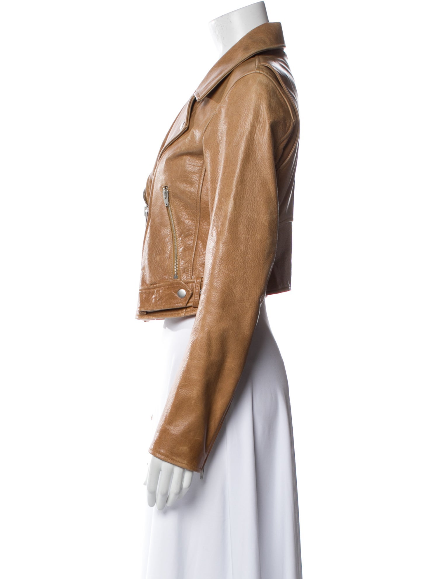 T by Alexander Wang Leather Biker Jacket