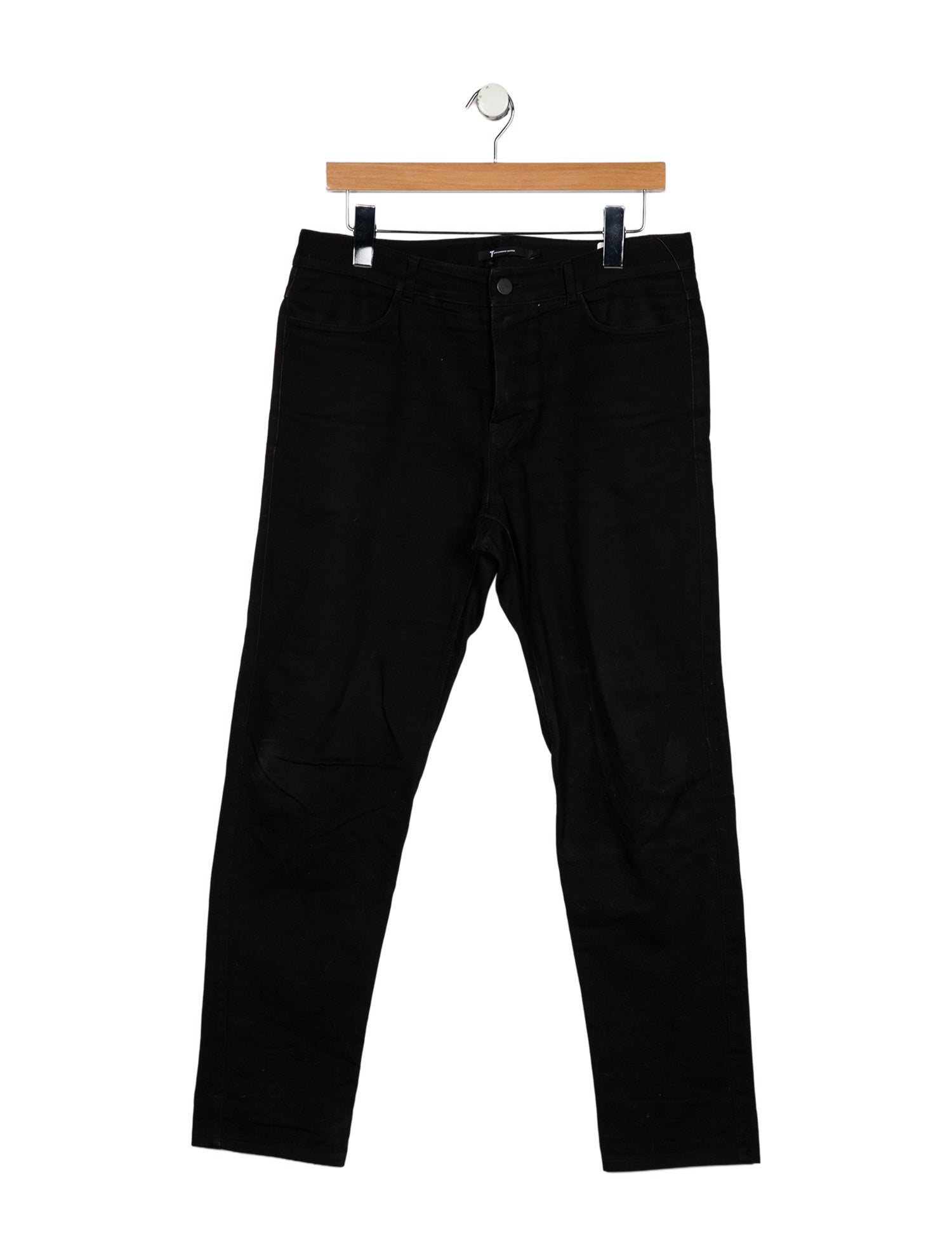 T by Alexander Wang Mid-Rise Straight Leg Jeans