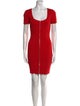 T by Alexander Wang Square Neckline Mini Dress