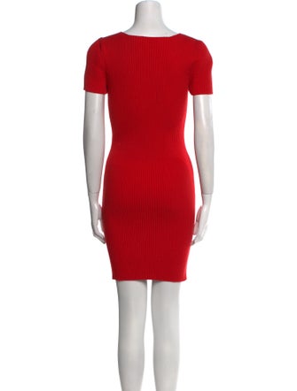 T by Alexander Wang Square Neckline Mini Dress
