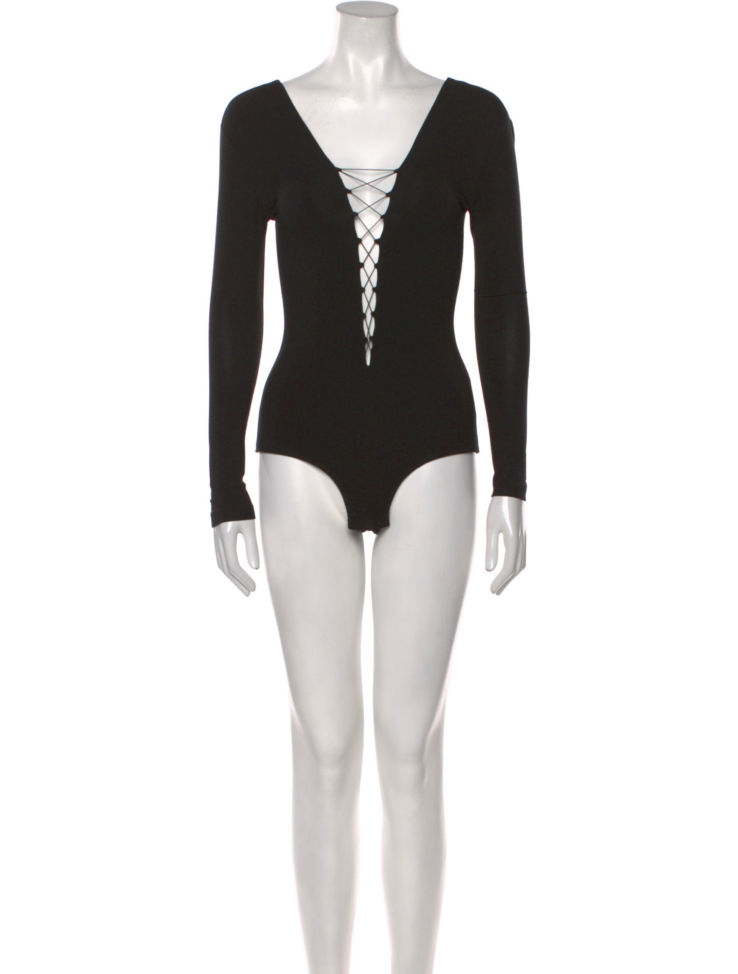 T by Alexander Wang V-Neck Long Sleeve Bodysuit