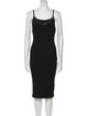 T by Alexander Wang Scoop Neck Knee-Length Dress