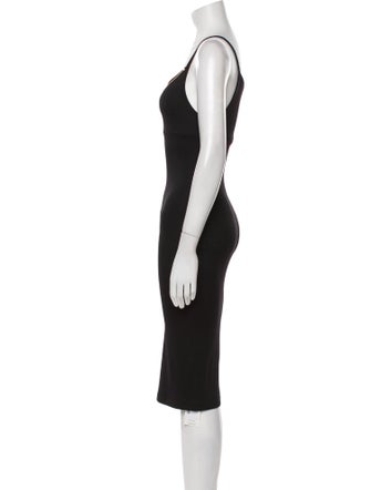 T by Alexander Wang Scoop Neck Knee-Length Dress