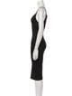 T by Alexander Wang Scoop Neck Knee-Length Dress