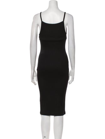 T by Alexander Wang Scoop Neck Knee-Length Dress