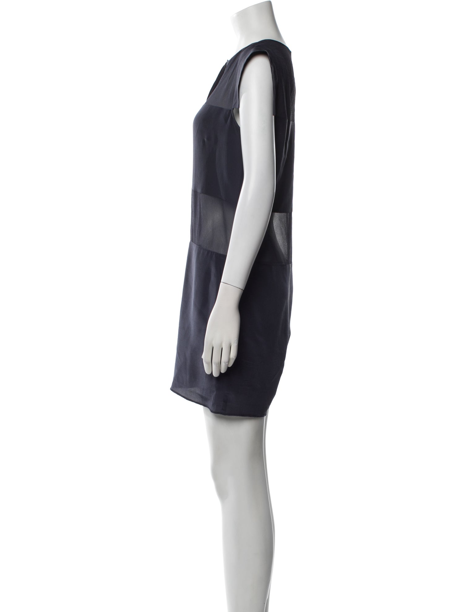 T by Alexander Wang Silk V-Neck Romper