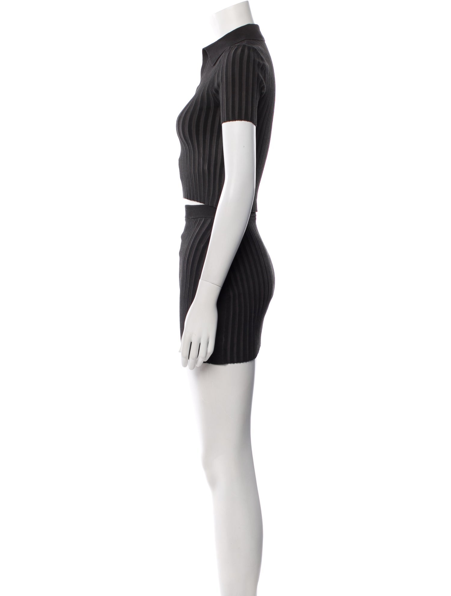 T by Alexander Wang Striped Skirt Set