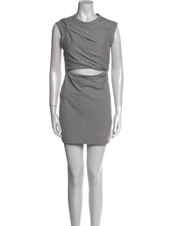 T by Alexander Wang Crew Neck Mini Dress