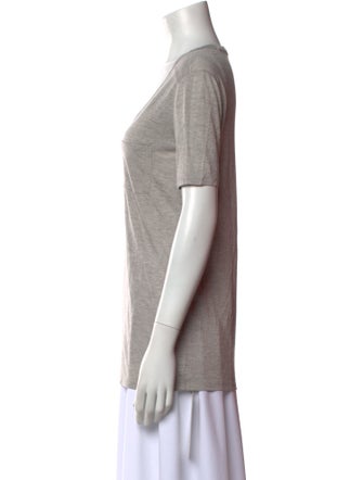 T by Alexander Wang V-Neck Short Sleeve T-Shirt