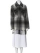 T by Alexander Wang Wool Plaid Print Jacket