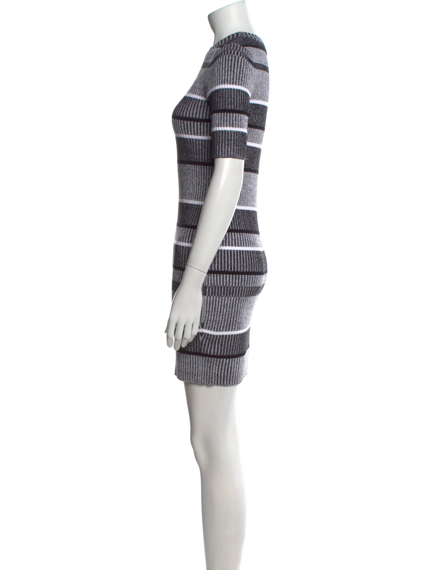 T by Alexander Wang Striped Mini Dress