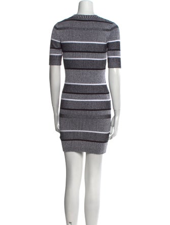 T by Alexander Wang Striped Mini Dress