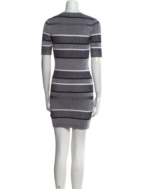 T by Alexander Wang Striped Mini Dress