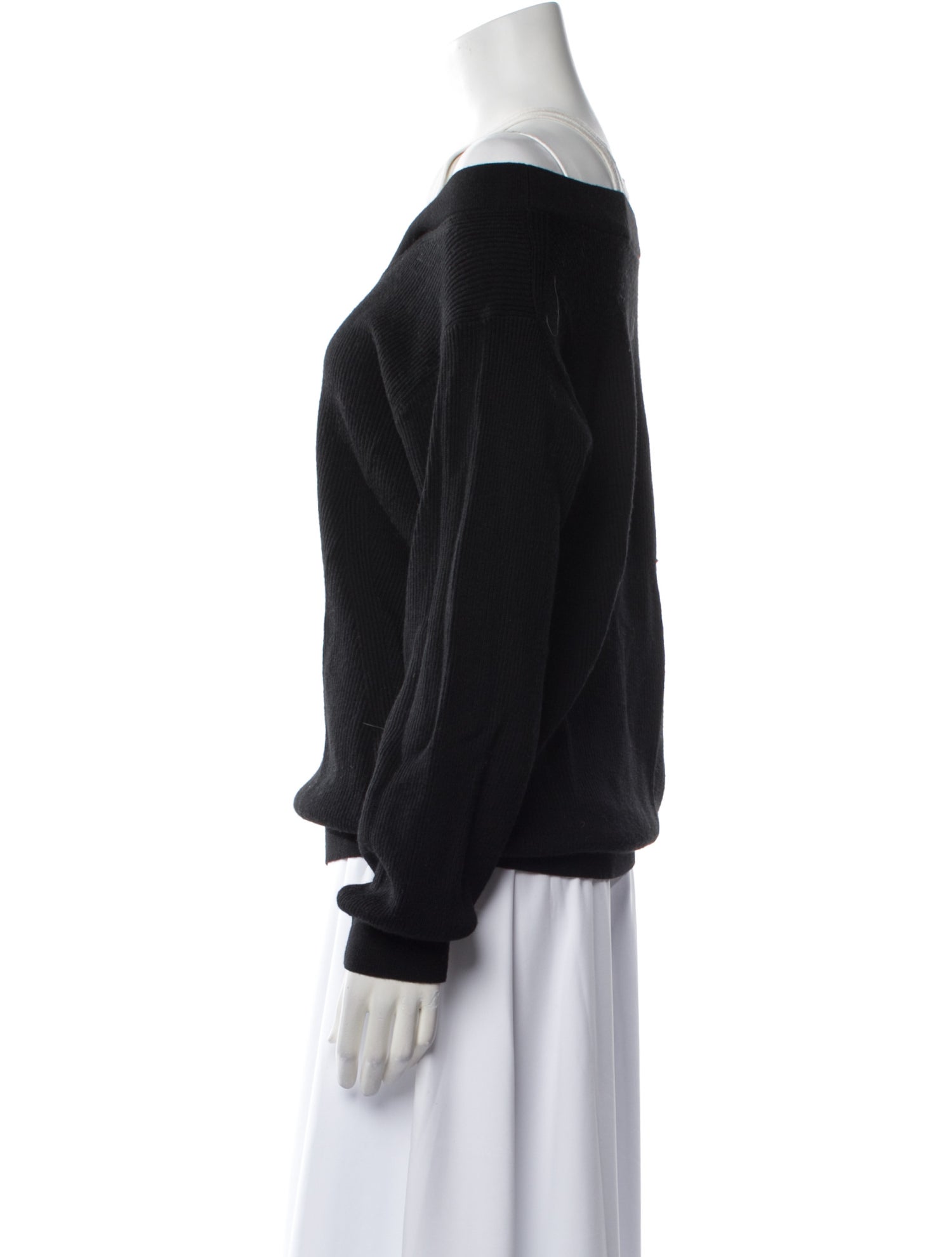 T by Alexander Wang Merino Wool V-Neck Sweater